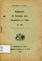 Reglamento N°40 1931