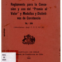 Reglamento N°18 1929